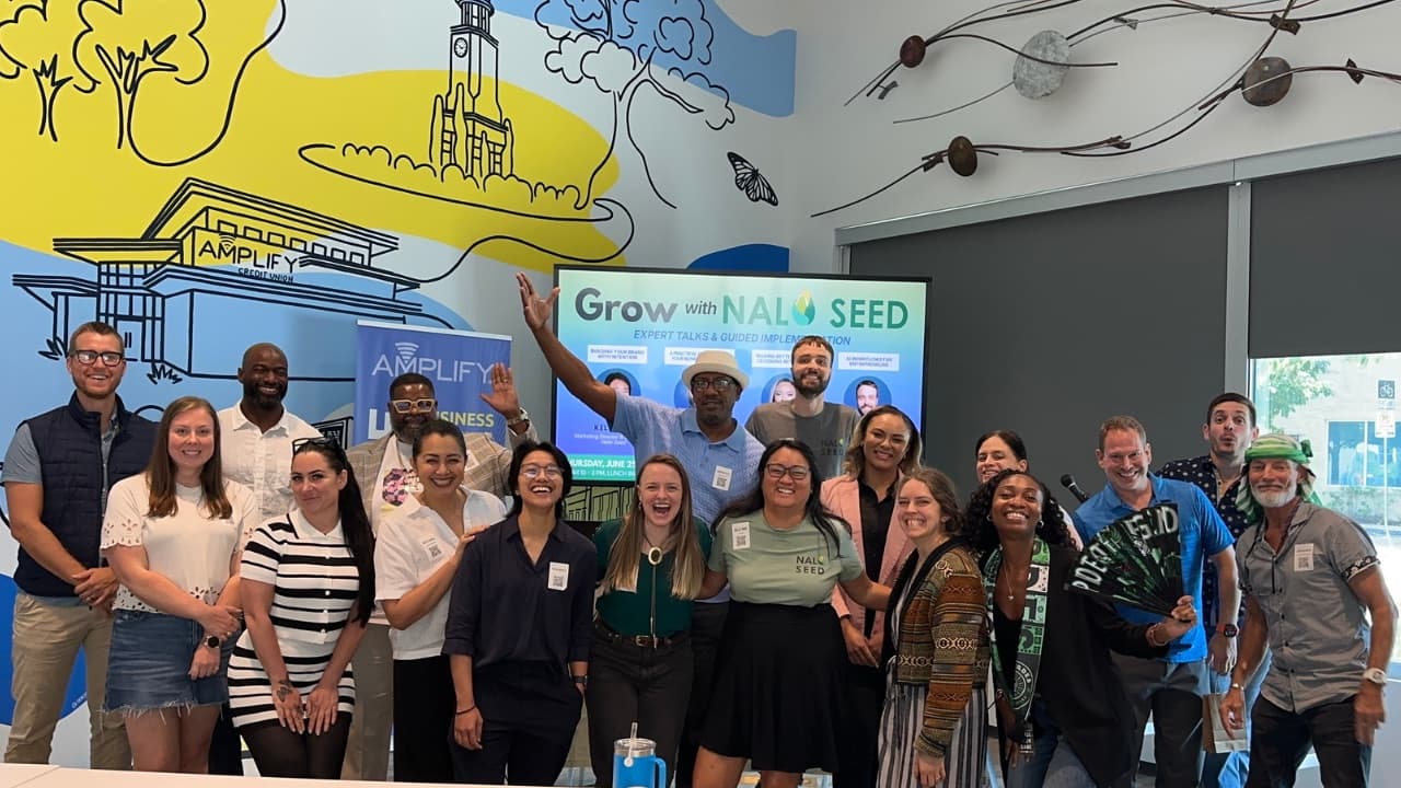 The Grow with Nalo Seed event attendees and team