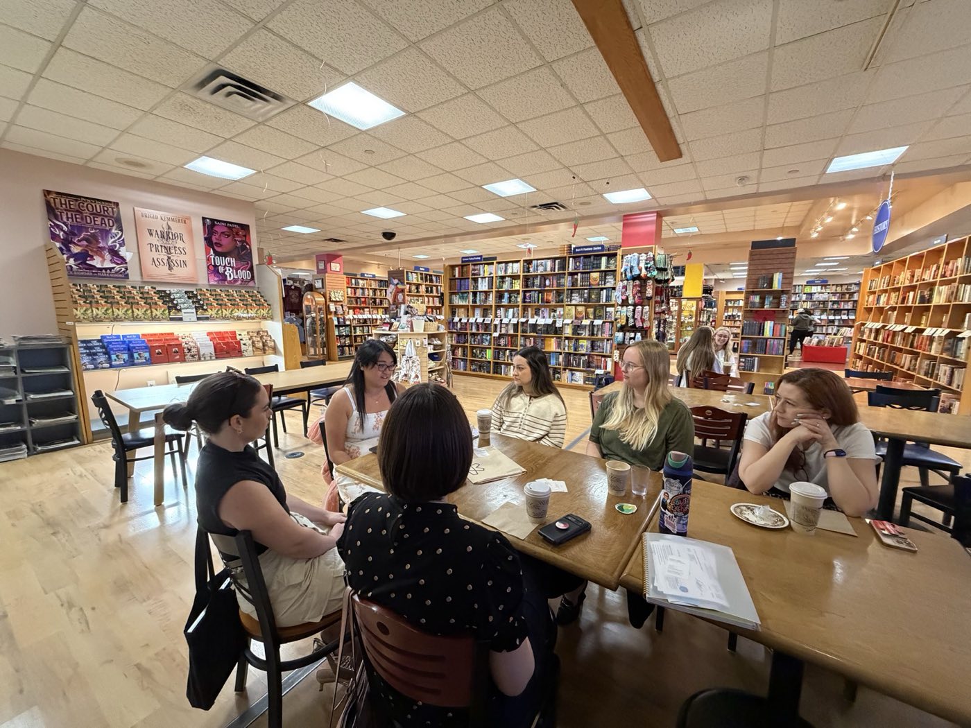 Kelly Jorg speaking at the Women Communicators of Austin Morning Mingle event